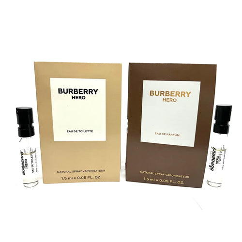 דוגמיות - 2 יחידות הירו אדפ ואדט לגבר 1.5 מ"ל - ברברי - MIST - הבושם שלך