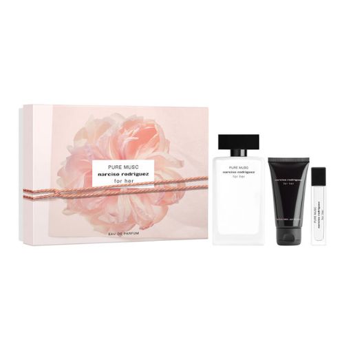Narciso Rodriguez - Pure Musc 3PCS EDP For Women 100ML + BL 50ML + Mini 10ML