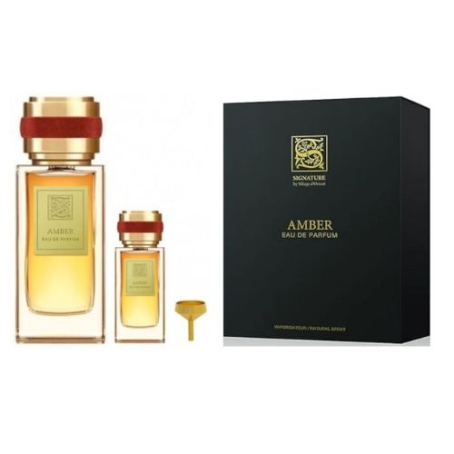 Signature - Amber 3PCS EDP Unisex 100ML + Mini 15ML + Funnel