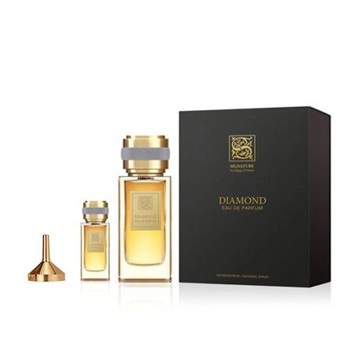Signature - Diamond 3PCS EDP Unisex 100ML + Mini 15ML + Funnel