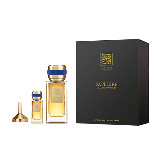 Signature - Sapphire 3PCS EDP Unisex 100ML + Mini 15ML + Funnel