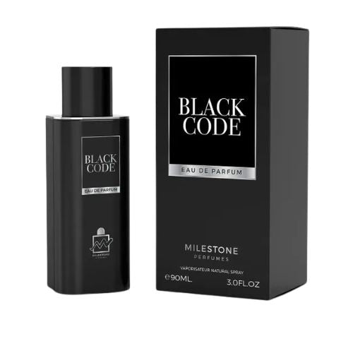 Milestone - Black Code EDP For Men 90ML
