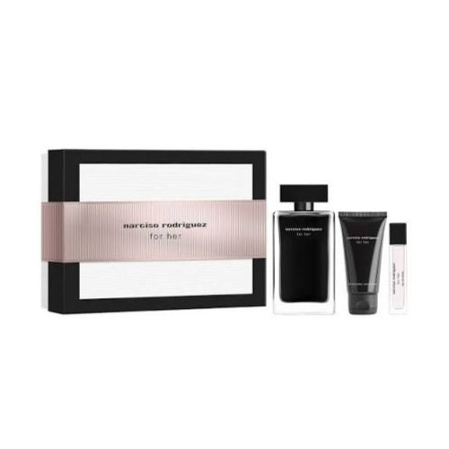 Narciso Rodriguez - For Her 3PCS EDT For Women 50ML + BL 50ML + Mini 7.5ML