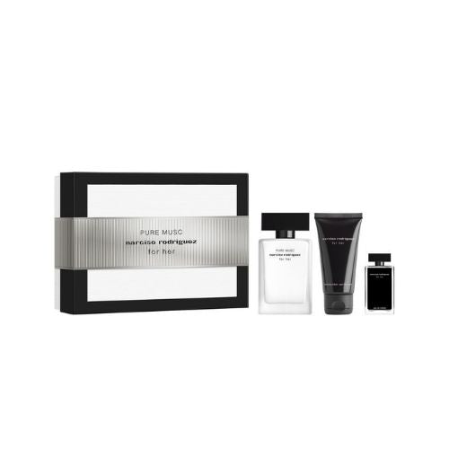 Narciso Rodriguez - Pure Musc 3PCS EDP For Women 50ML + BL 50ML + Mini 7.5ML