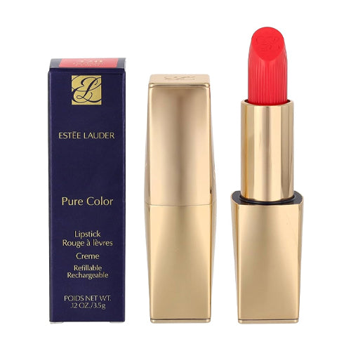 Tester - Estee Lauder - Pure Color Lipstick Creme 320 Defiant Coral