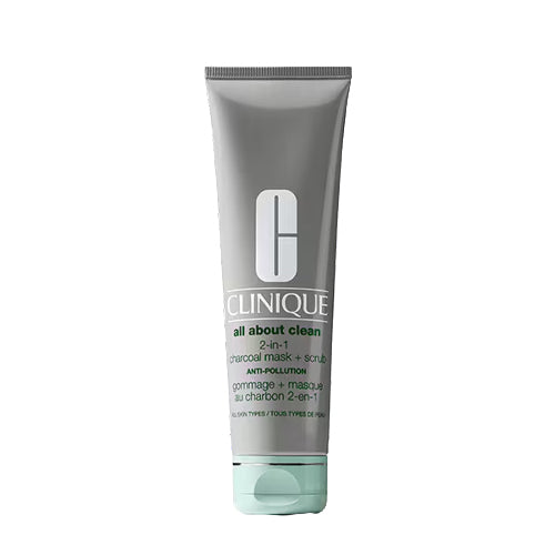Tester - Clinique - All About Clean 2-In-1 Charcoal Mask + Scrub 100ML