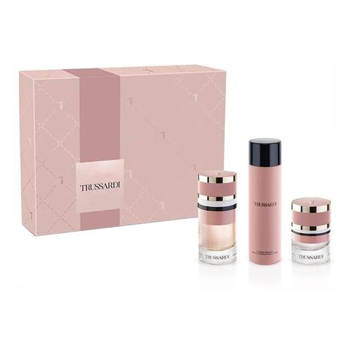 Trussardi - Feminine Gift Set 3PCS EDP For Women 90ML + Body Lotion 200ML + Hair Mist 30ML