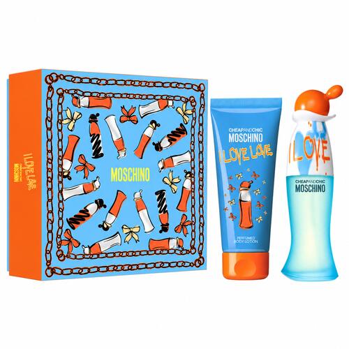 Moschino - Cheap And Chic I Love Love 2PCS EDT For Women 50ML + Body Lotion 100ML