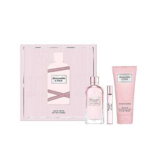 Abercrombie & Fitch - First Instinct 3PCS EDP For Women 100ML + BL 200ML + Mini 10ML