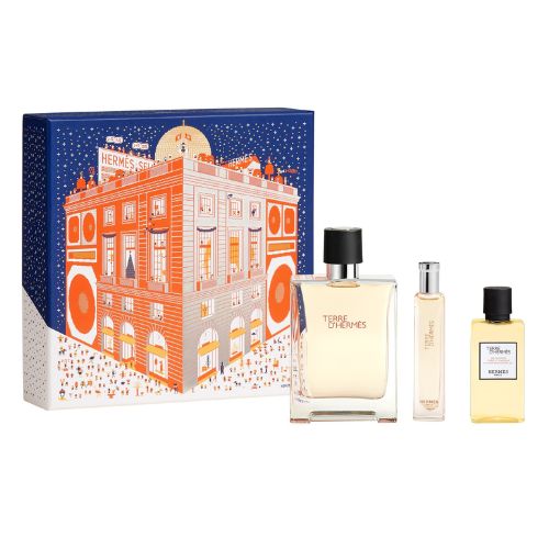 Hermes - Terre D'hermes 3PCS EDT For Men 100ML + SG 40ML + Mini 15ML