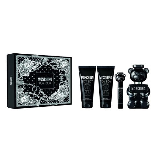 Moschino - Toy Boy 4PCS EDP For Men 100ML + BL 100ML + SG 100ML + Mini 10ML