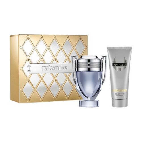 Paco Rabanne - Invictus 2PCS EDT For Men 100ML + SG 100ML