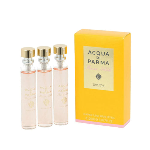Tester - Acqua Di Parma - Le Nobili - Rosa Nobile Leather Purse Spray Refills EDP For Women 3X20ML